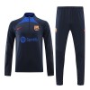 Barcelone Quarter Zip Navy Sweat d'Entraînement 22-23 Pour Homme